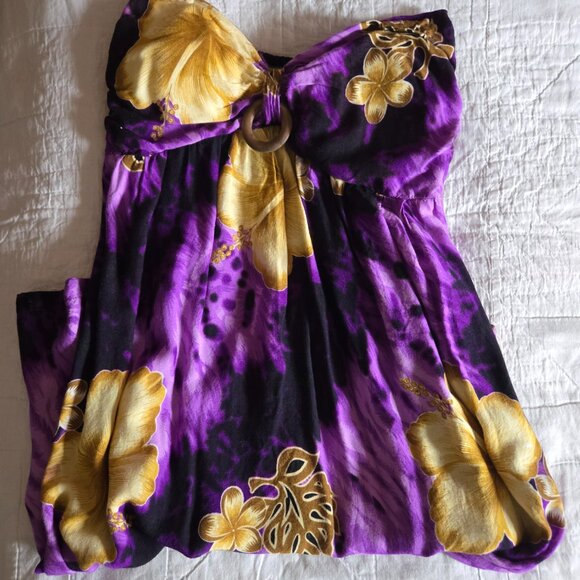 Coco Beach Hawaii Tube Top Dress Size M/L - Picture 4 of 5